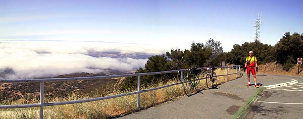 At the top of Mt Diablo