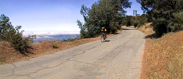 descending Mt Diablo