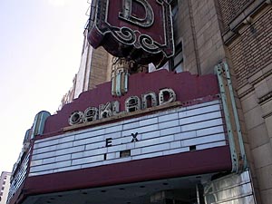 Fox Oakland marquee