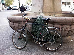 The bicycle I rode