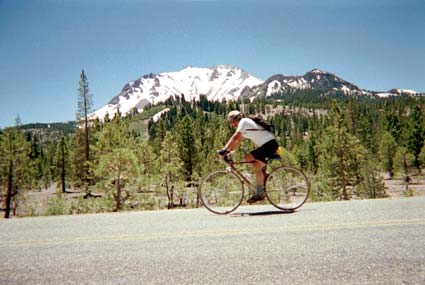 Ray in front of Mt Lassen